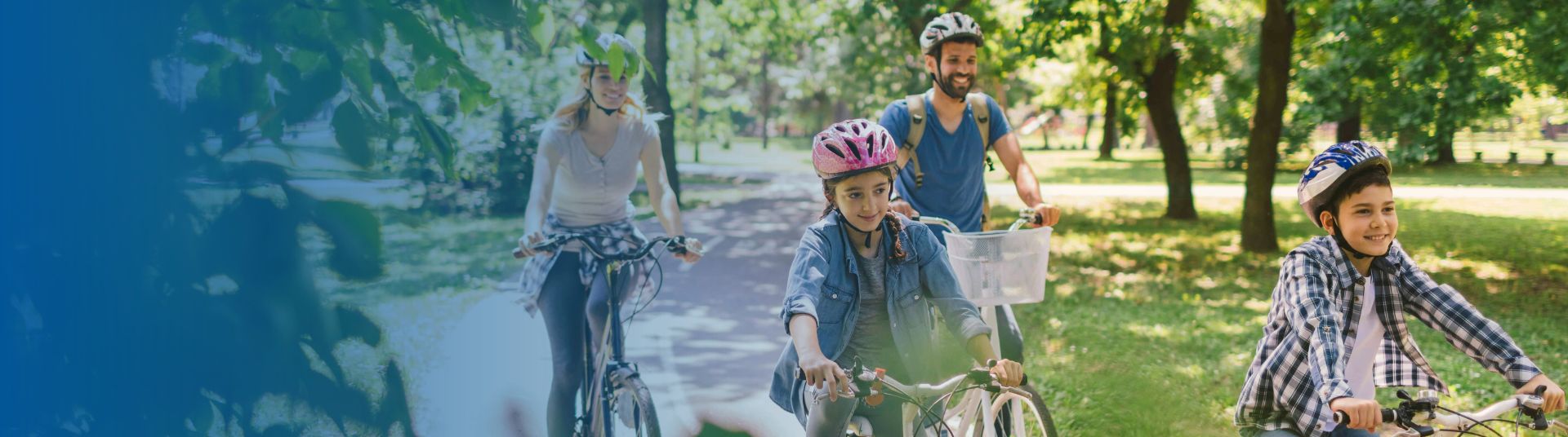 Family Riding Bikes