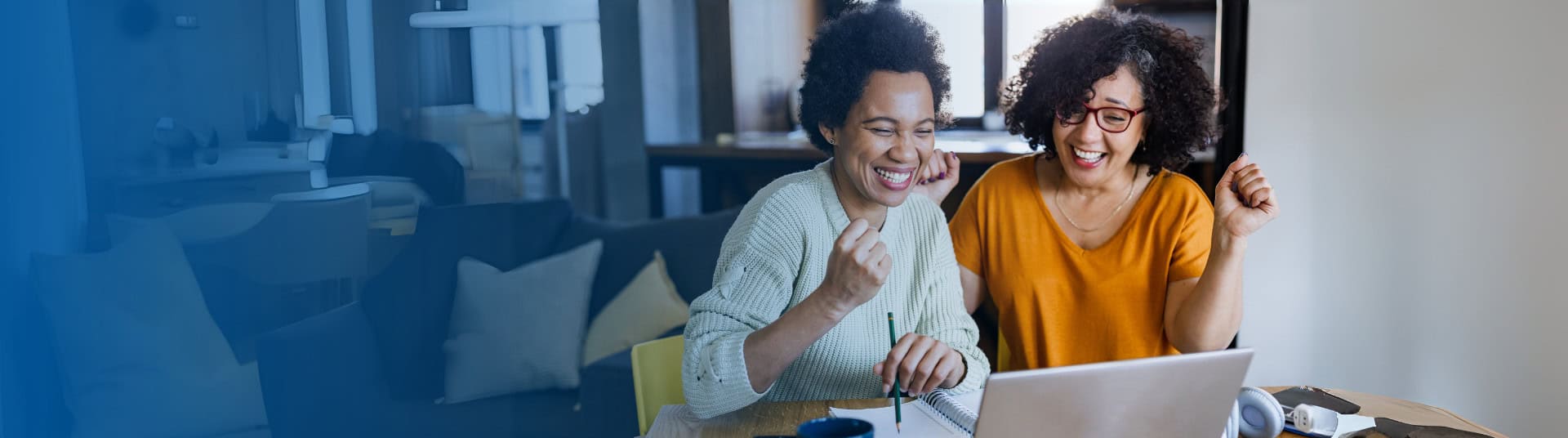 Daughter helps mother create a money market account