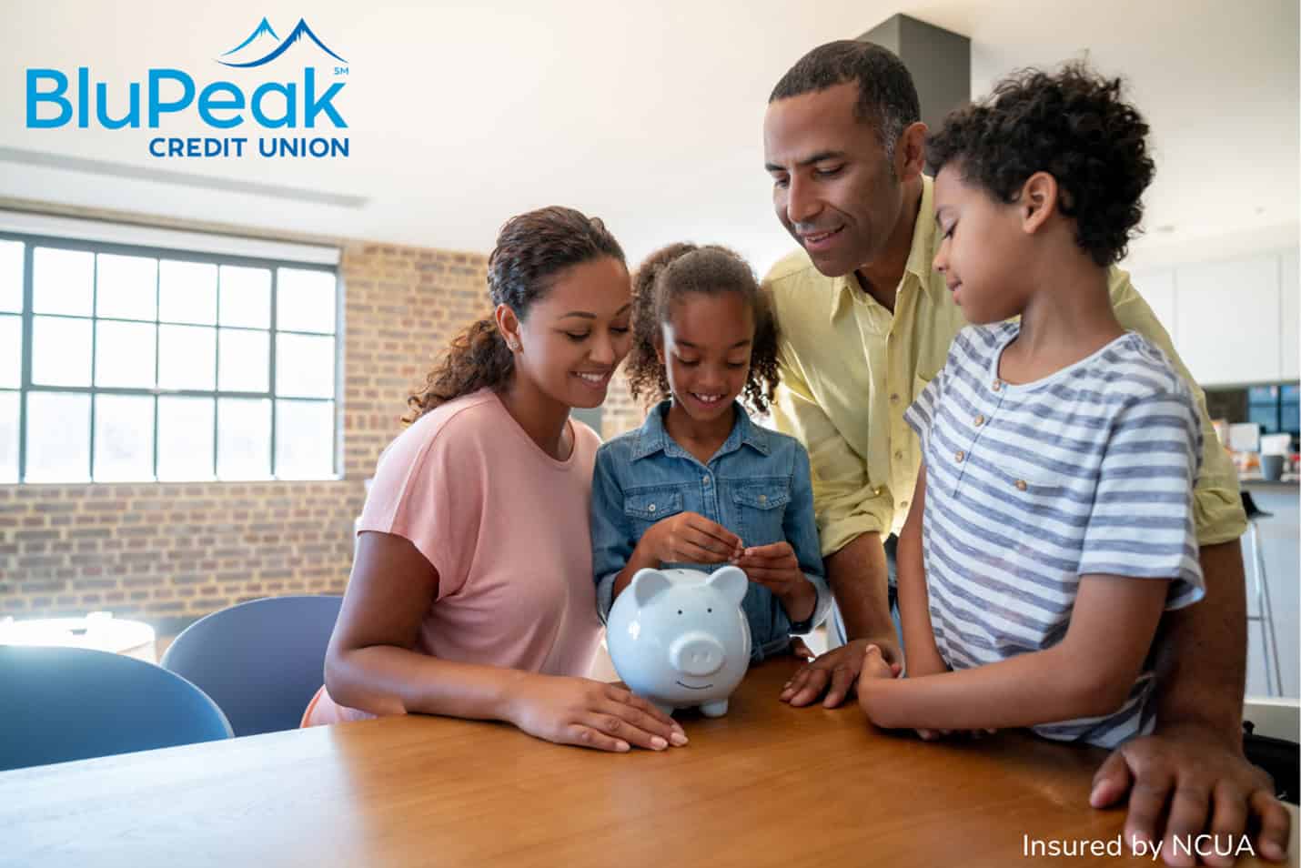 Family saving money